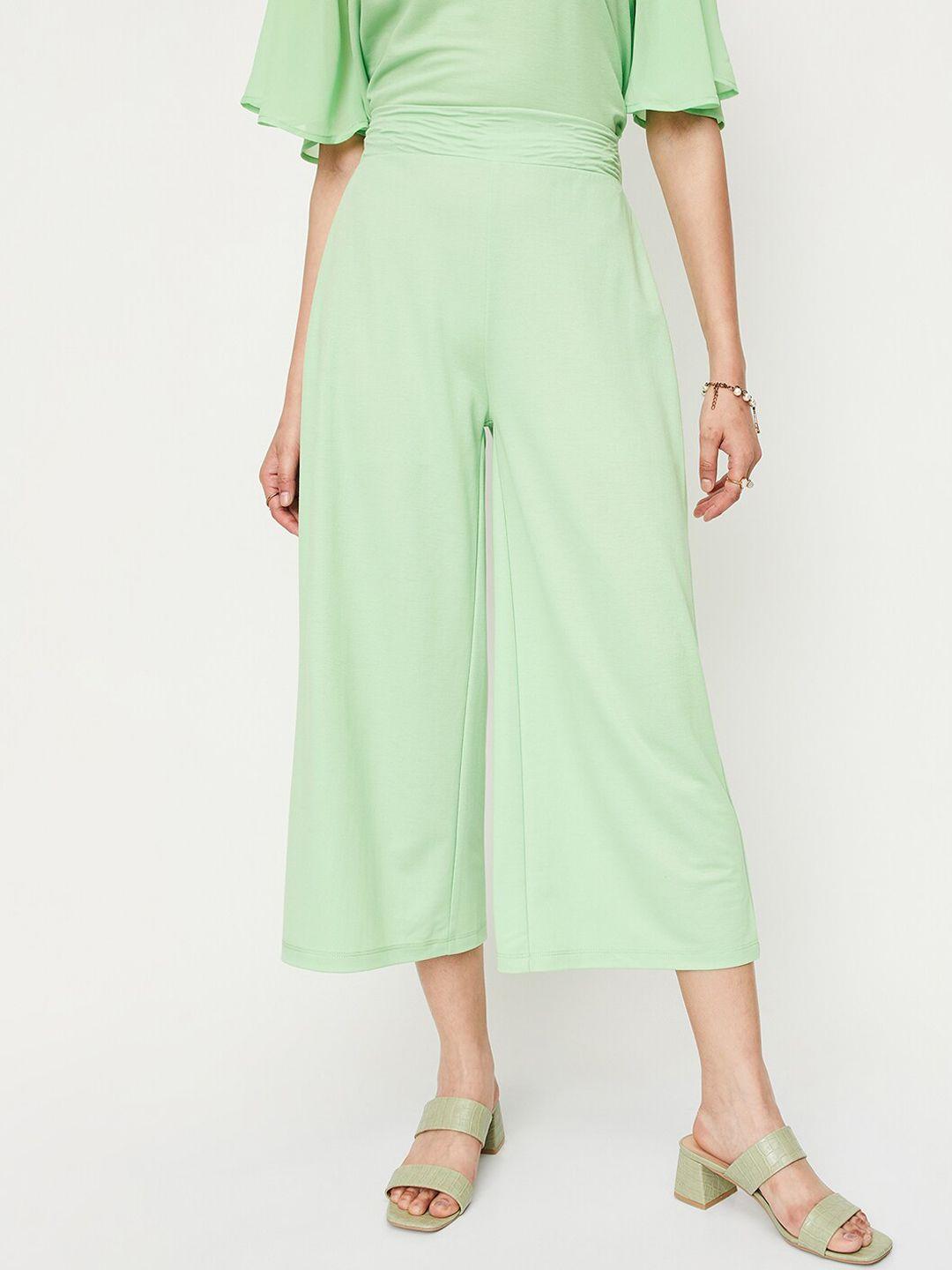 max women mid-rise culottes trousers