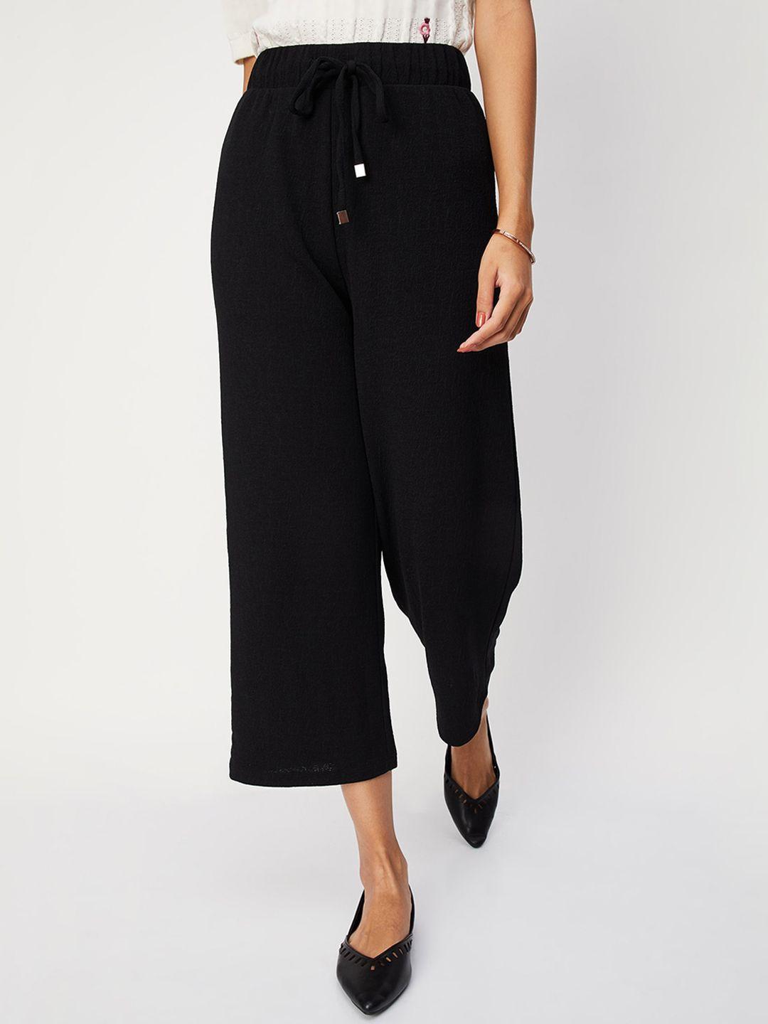 max women mid-rise culottes trousers