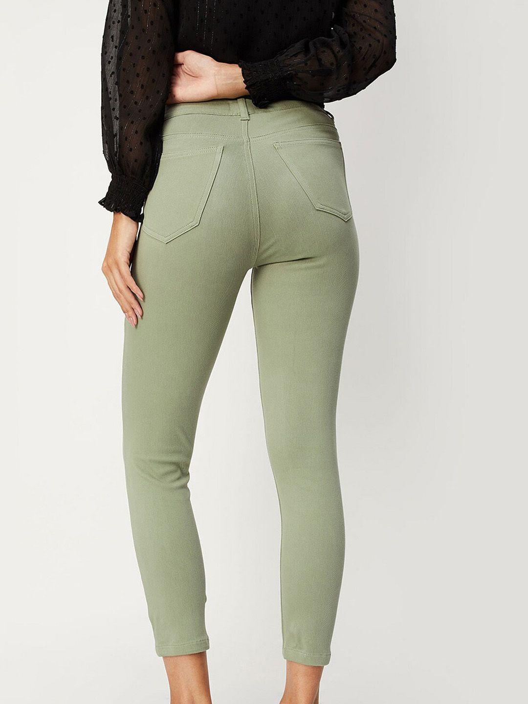 max women olive green jeans