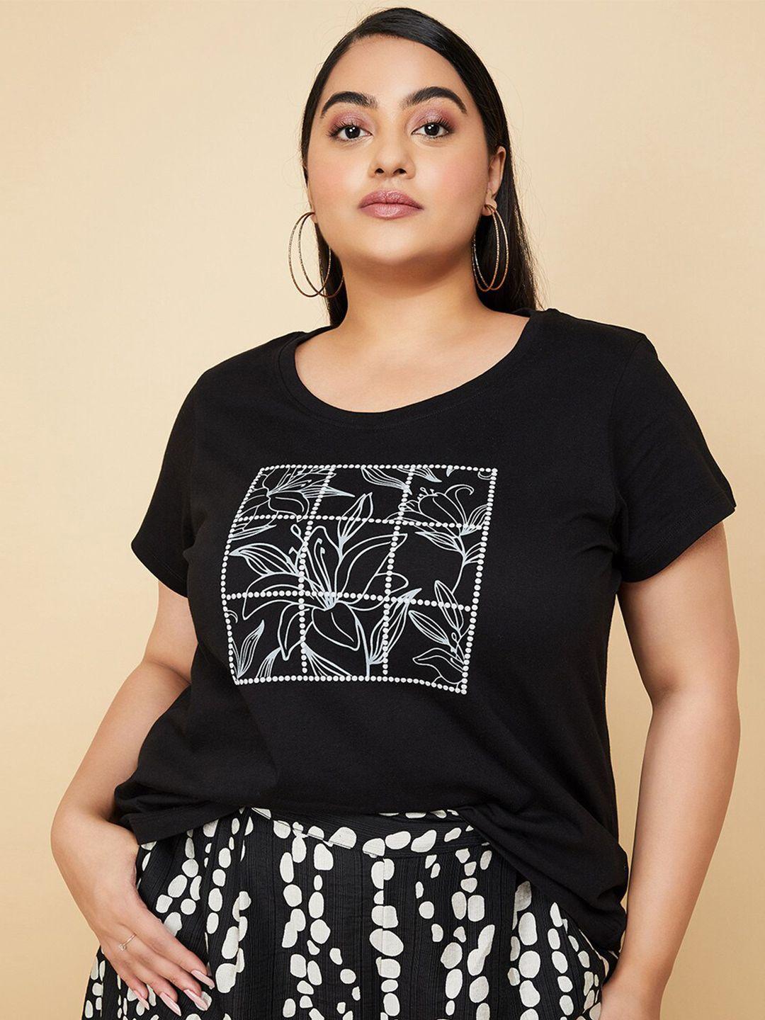 max women typography printed t-shirt