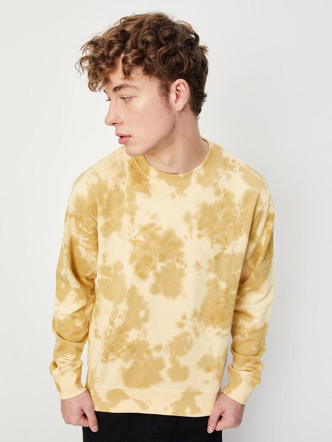 max abstract printed cotton sweatshirt