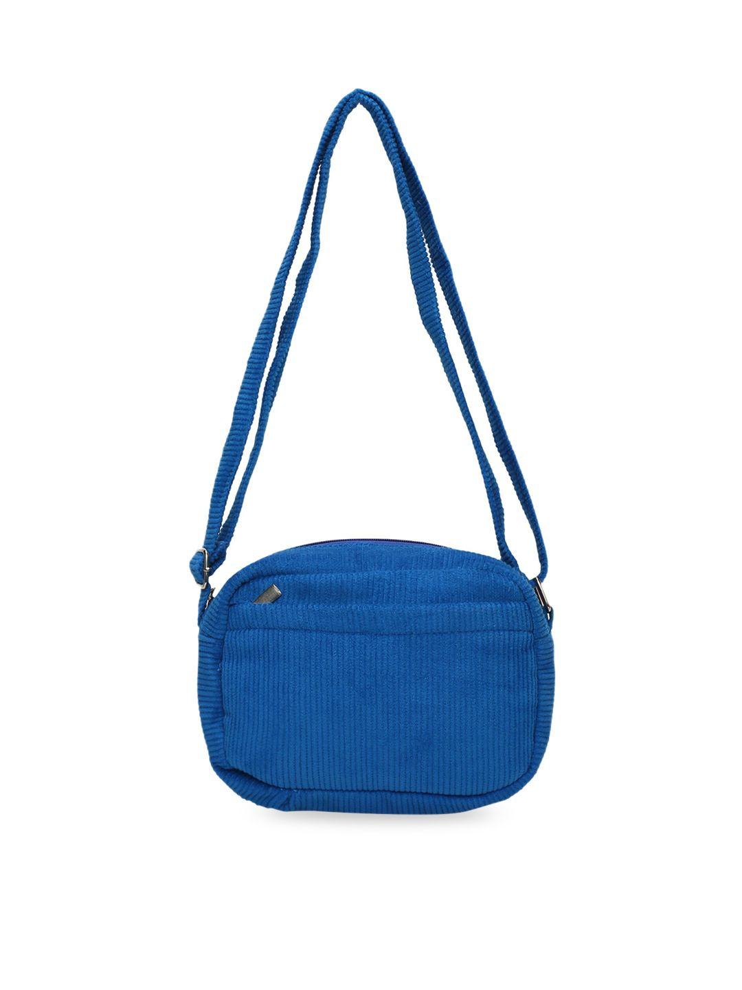 max blue bowling cotton sling bag