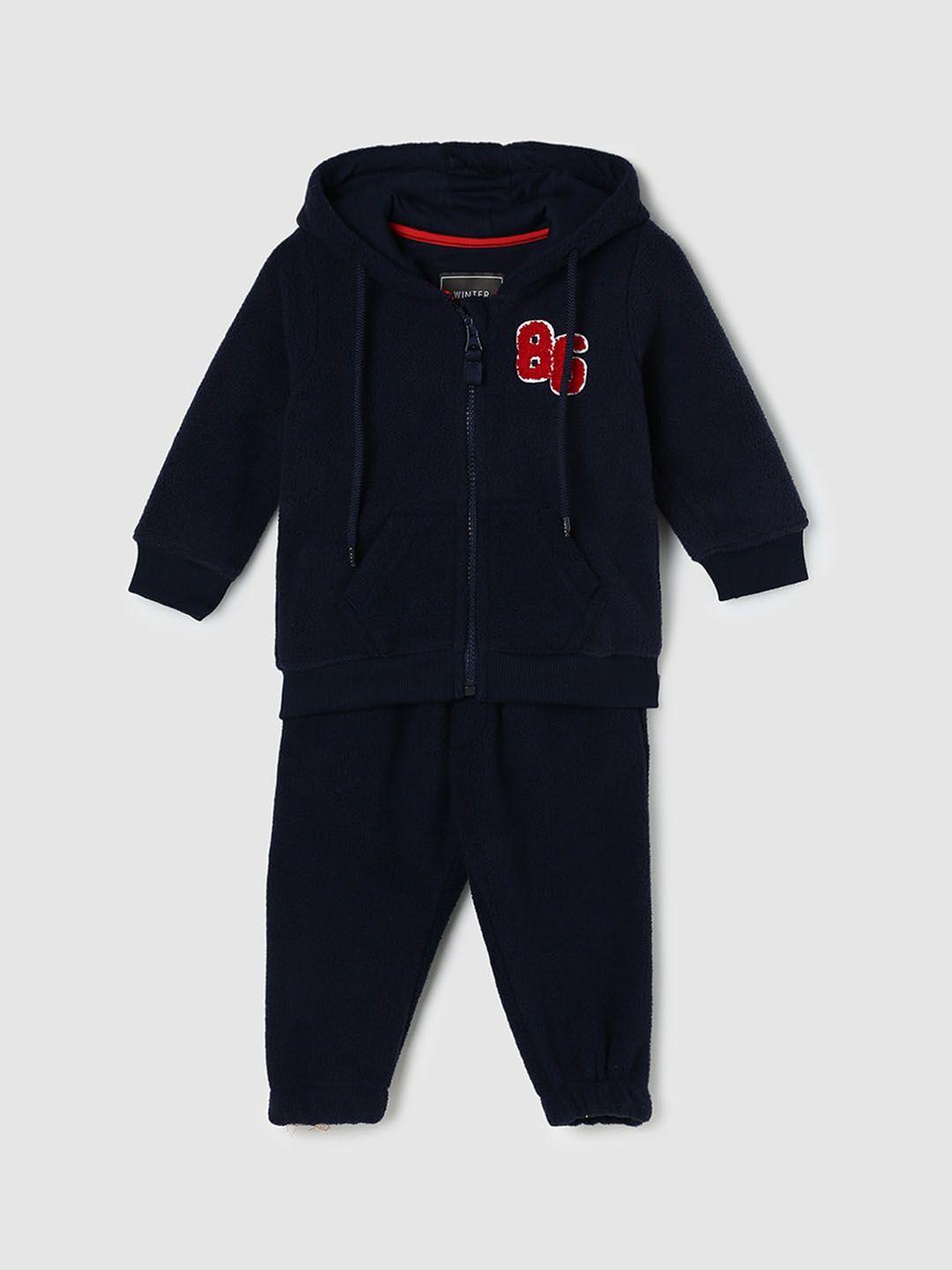 max boys blue & red night suit