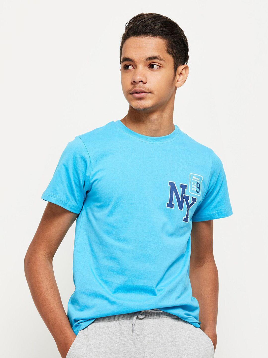 max boys blue t-shirt