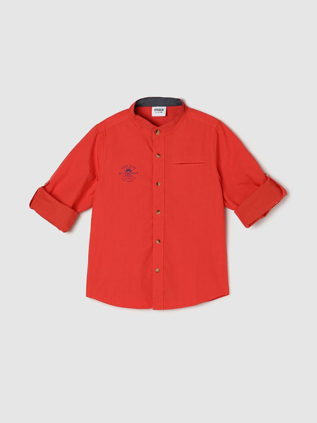 max boys casual pure cotton shirt