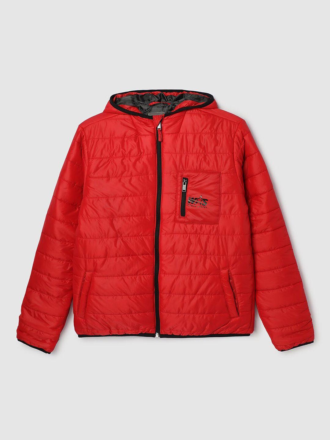 max boys hooded quilted jacket