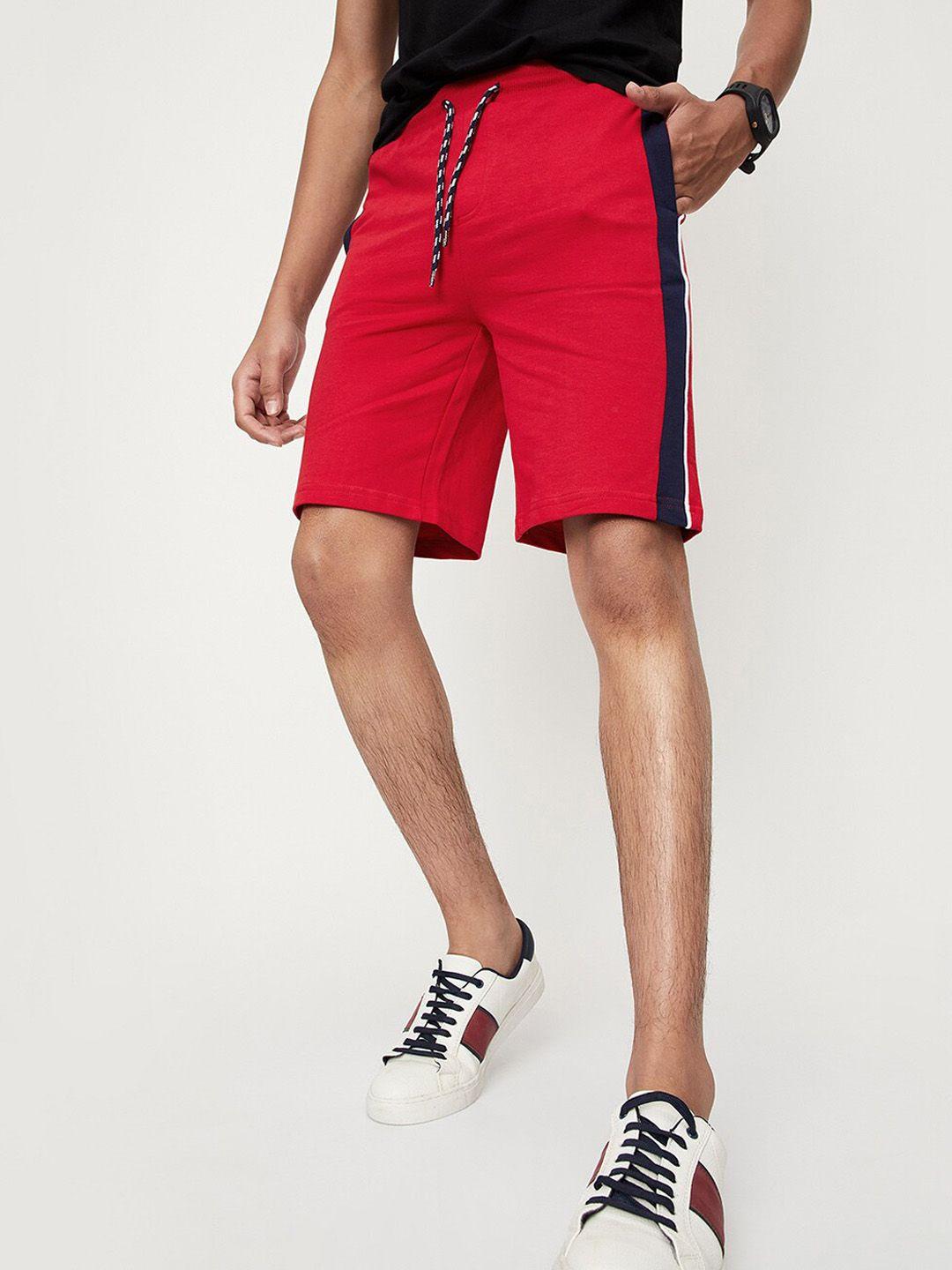 max boys mid-rise pure cotton shorts