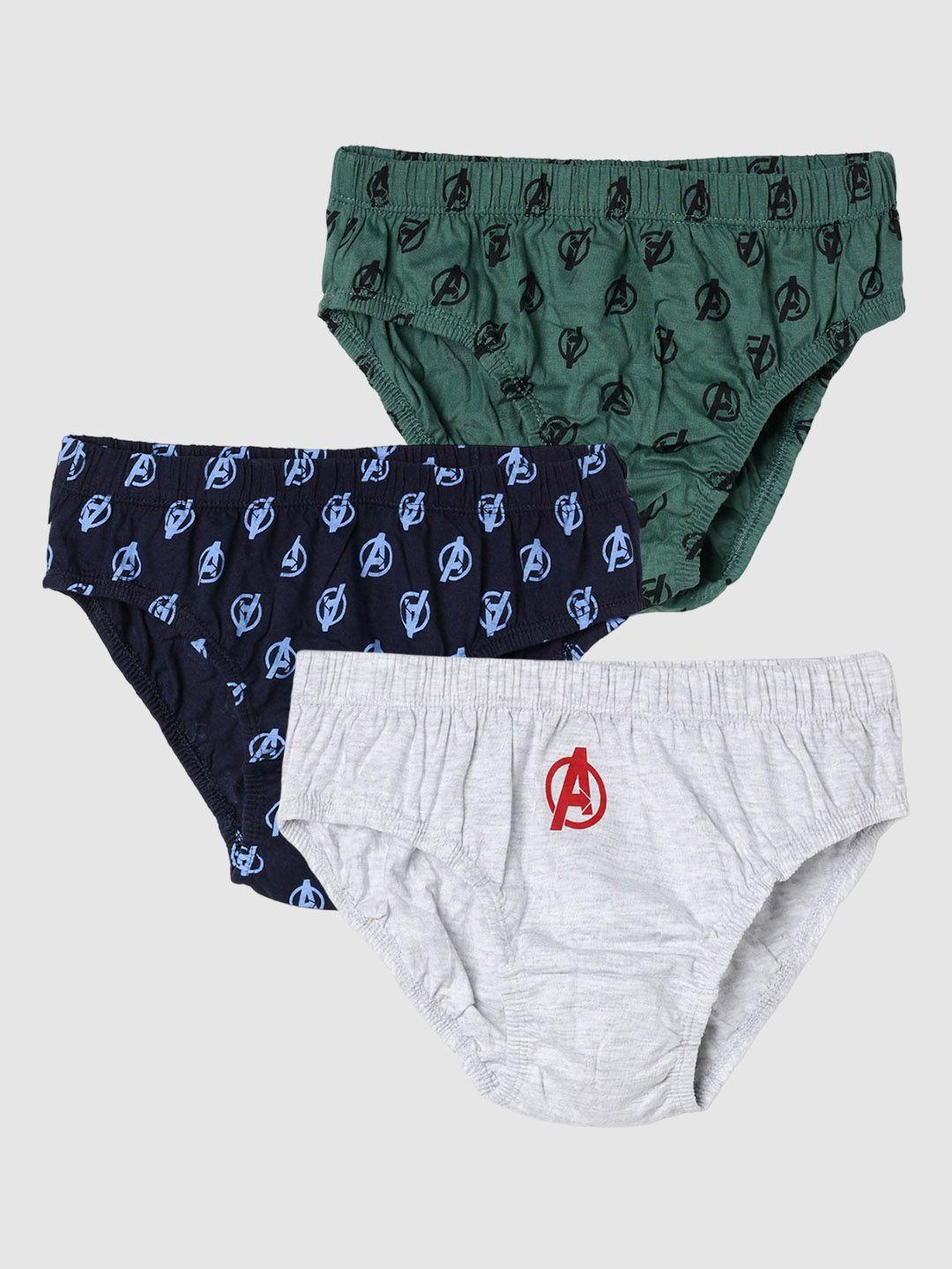 max boys pack of 3 avengers printed cotton basic briefs 1000013023428