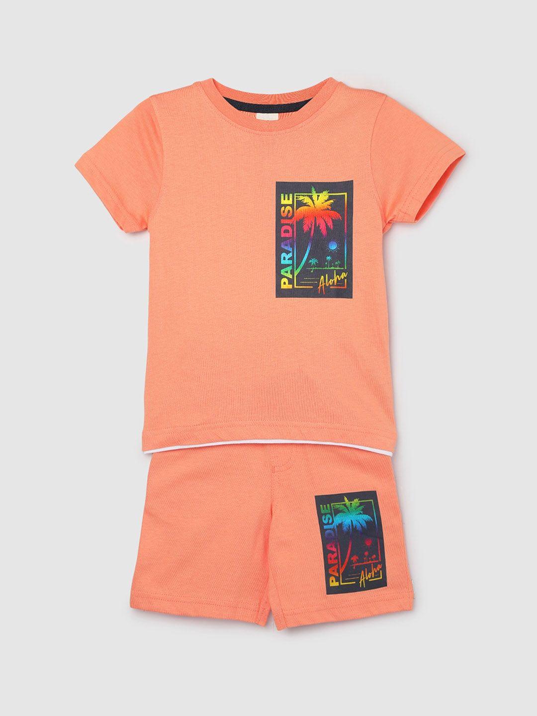 max boys printed night suit