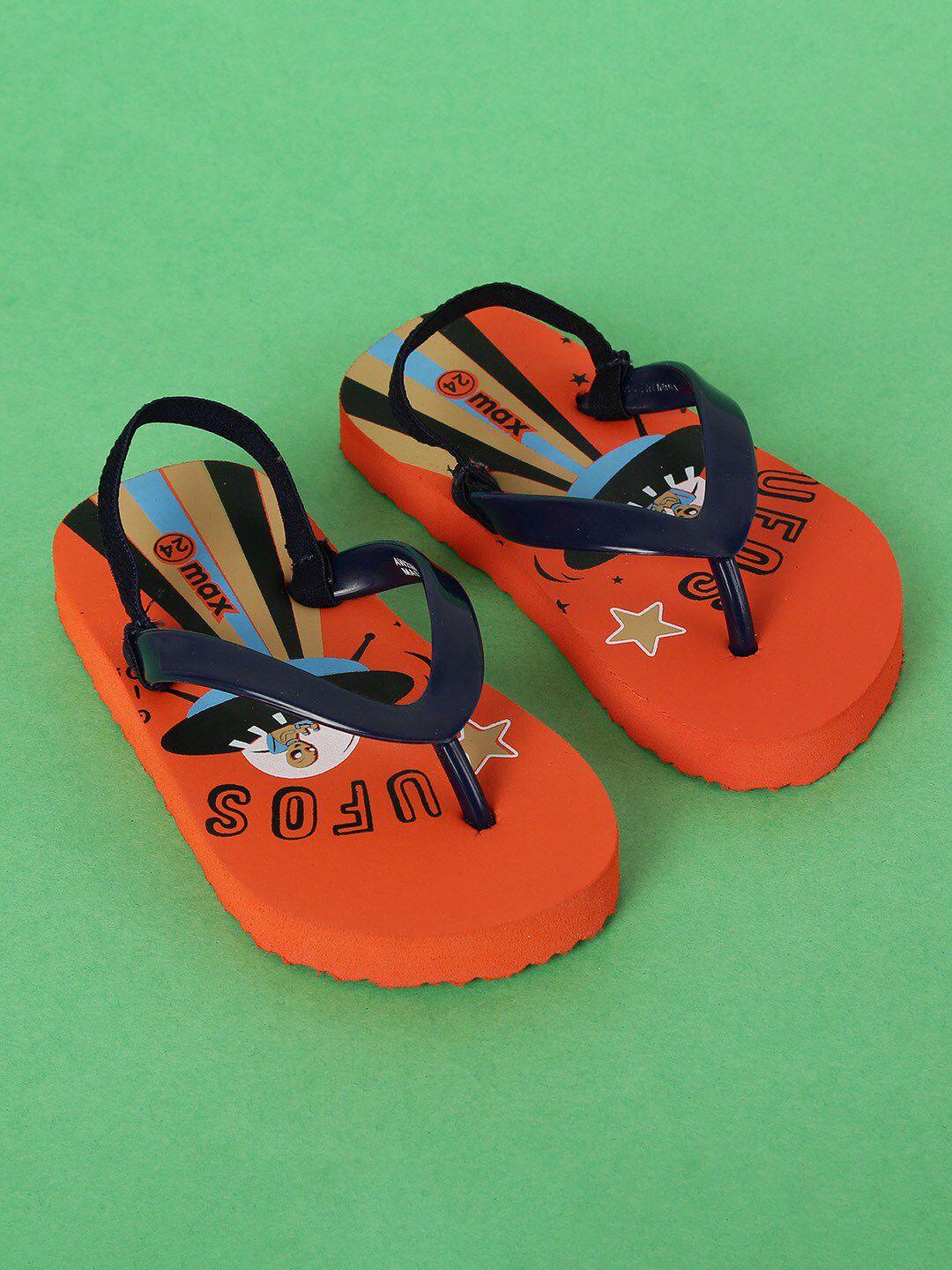 max boys printed thong flip-flops