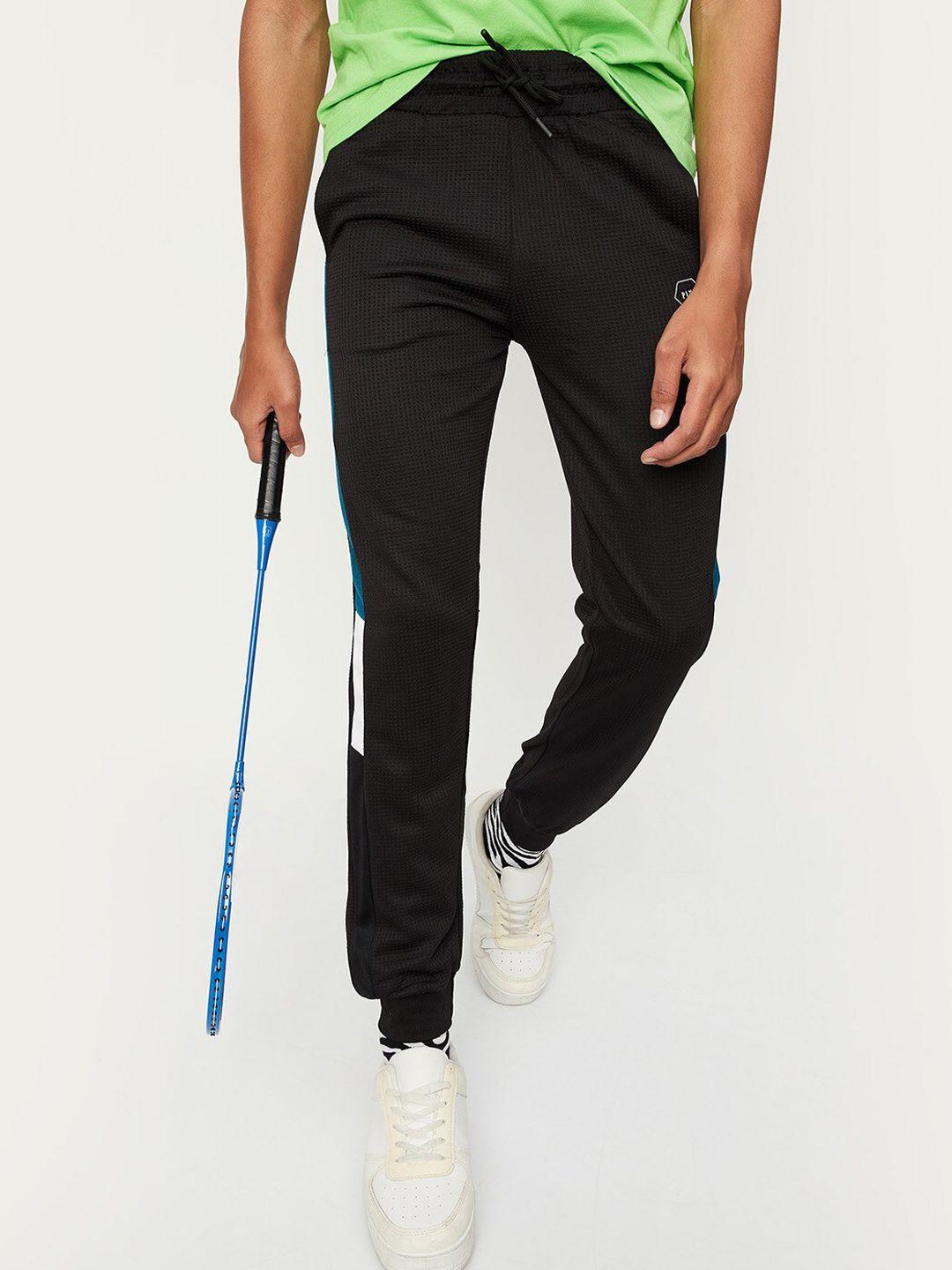 max boys side panel detail pure cotton joggers