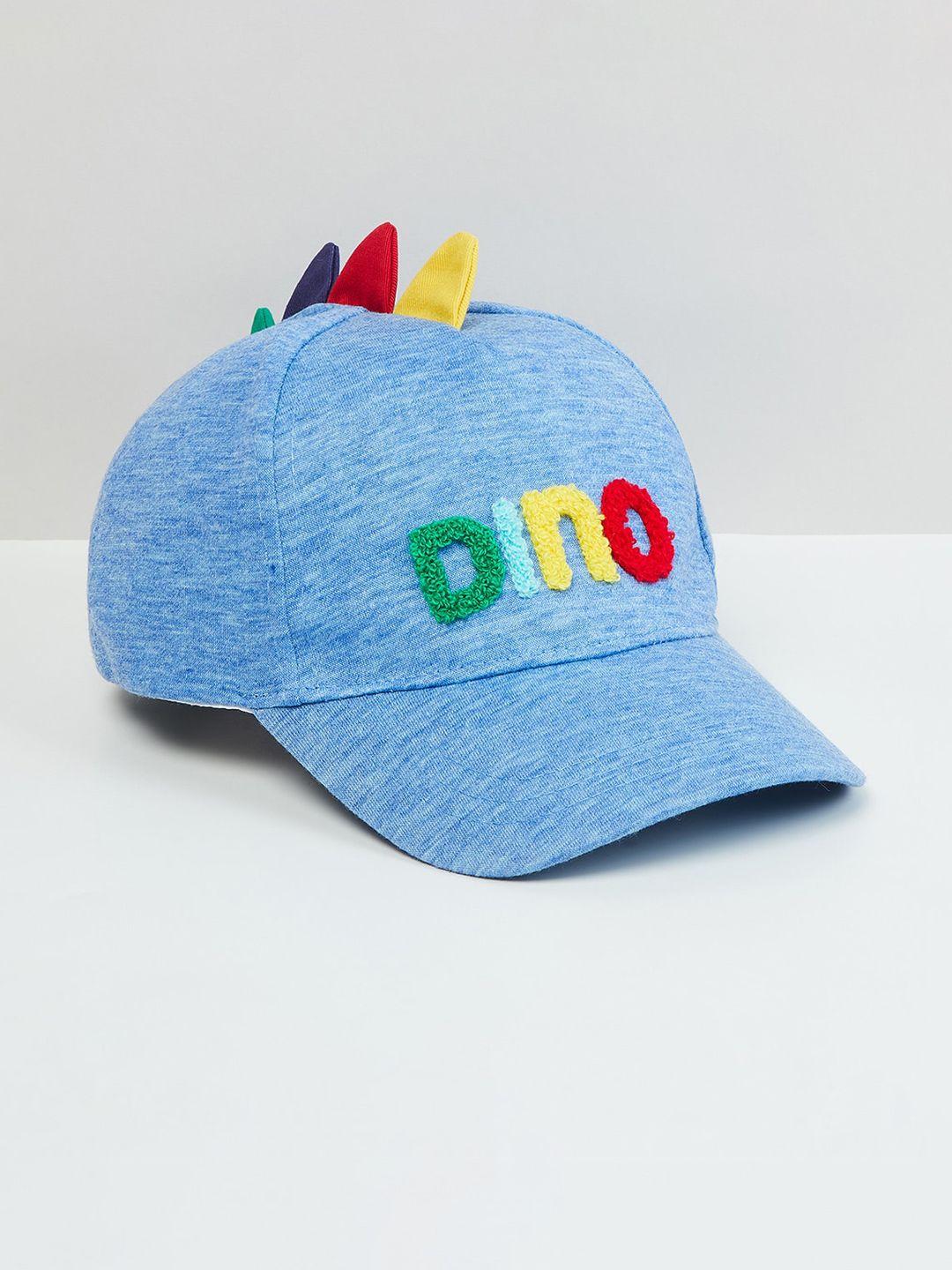 max boys textured cap with 3-d applique detail