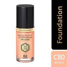 max factor face finity all day flawless 3 in 1 foundation - bronze(30ml)