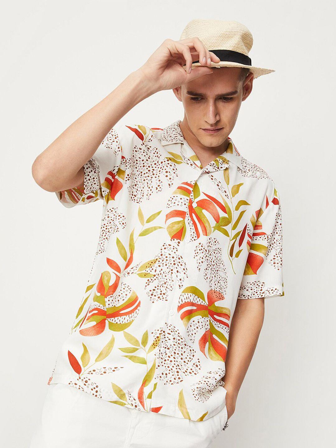 max floral printed casual shirt