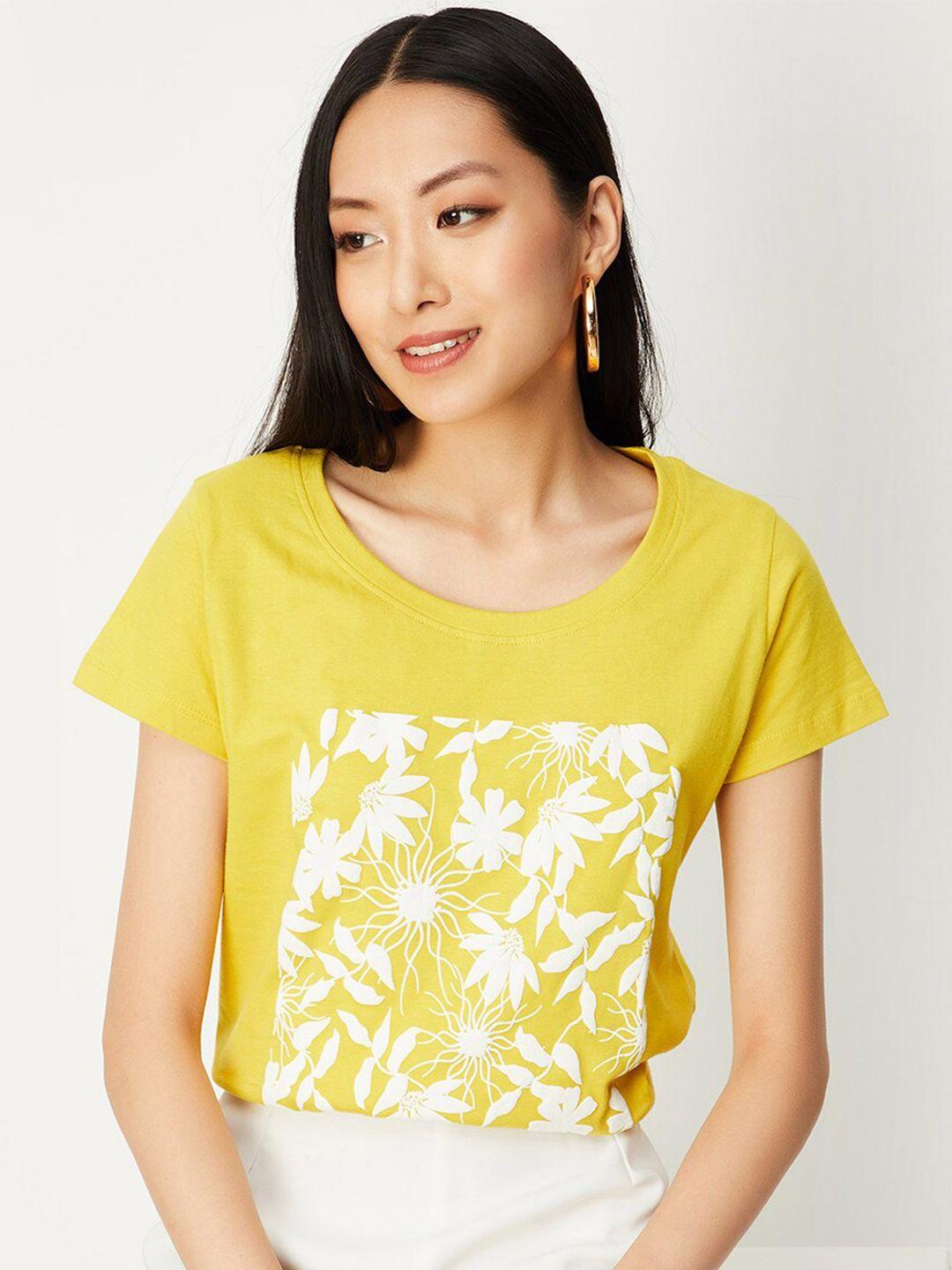 max floral printed cotton t-shirt