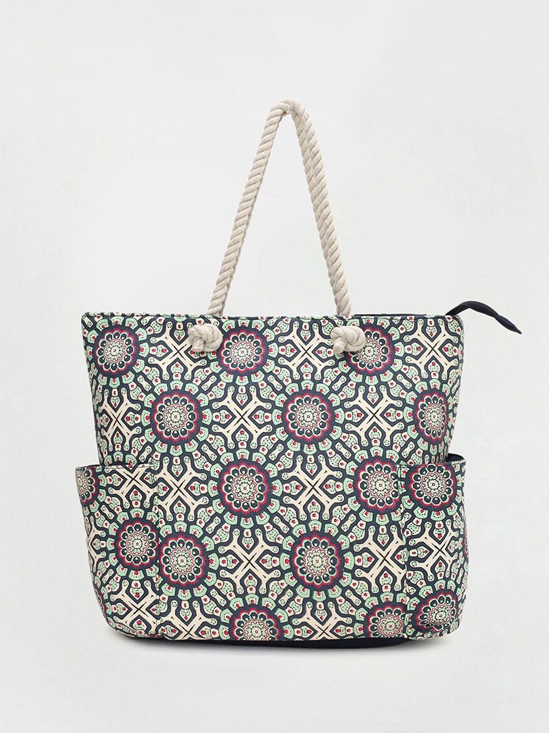 max geometric printed shopper shoulder bag