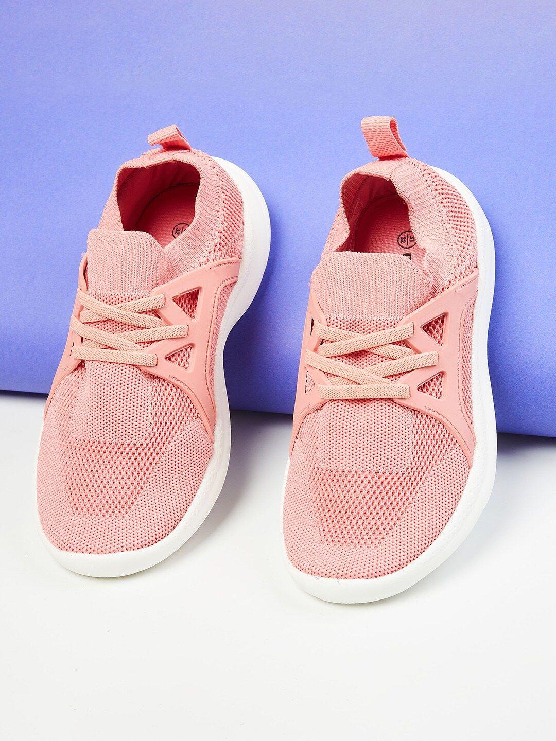 max girls pink running non-marking shoes