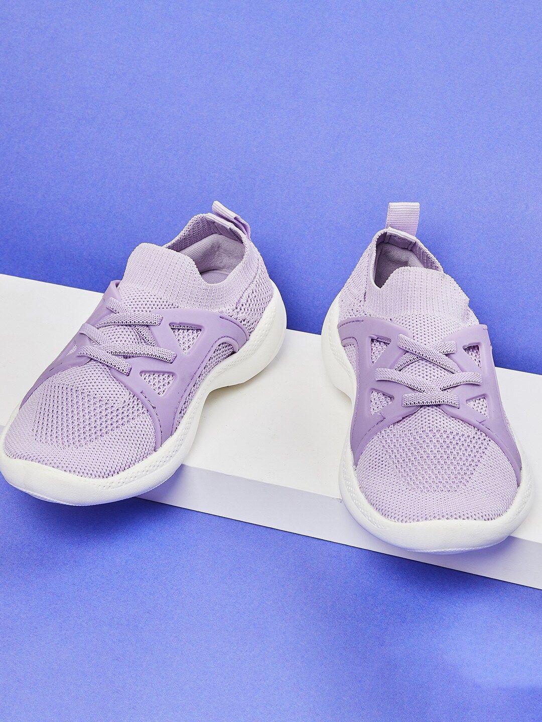 max girls purple running non-marking shoes