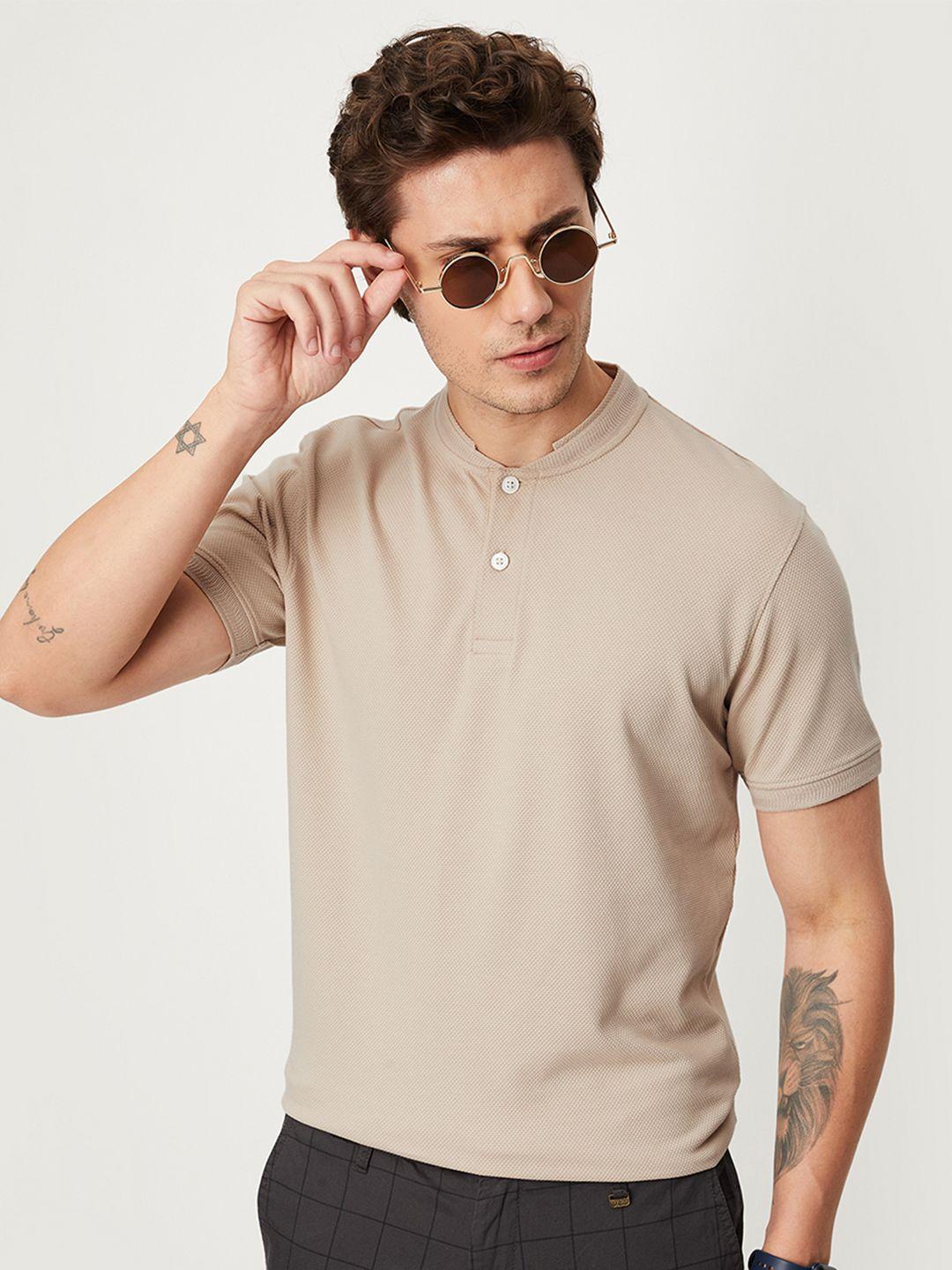 max henley neck short sleeves t-shirt