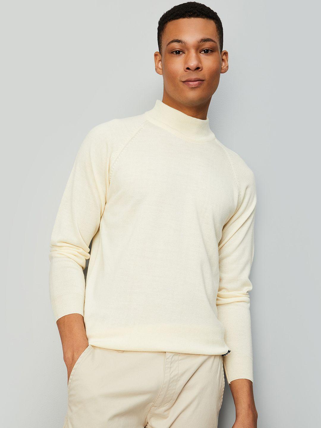 max high neck acrylic pullover