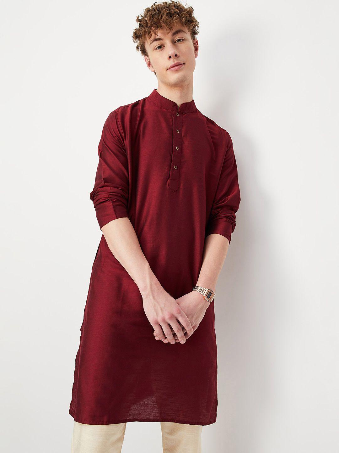 max mandarin collar regular kurta