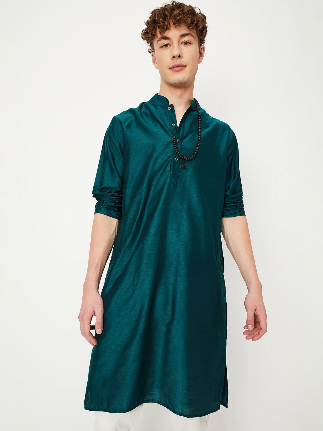 max mandarin collar straight kurta