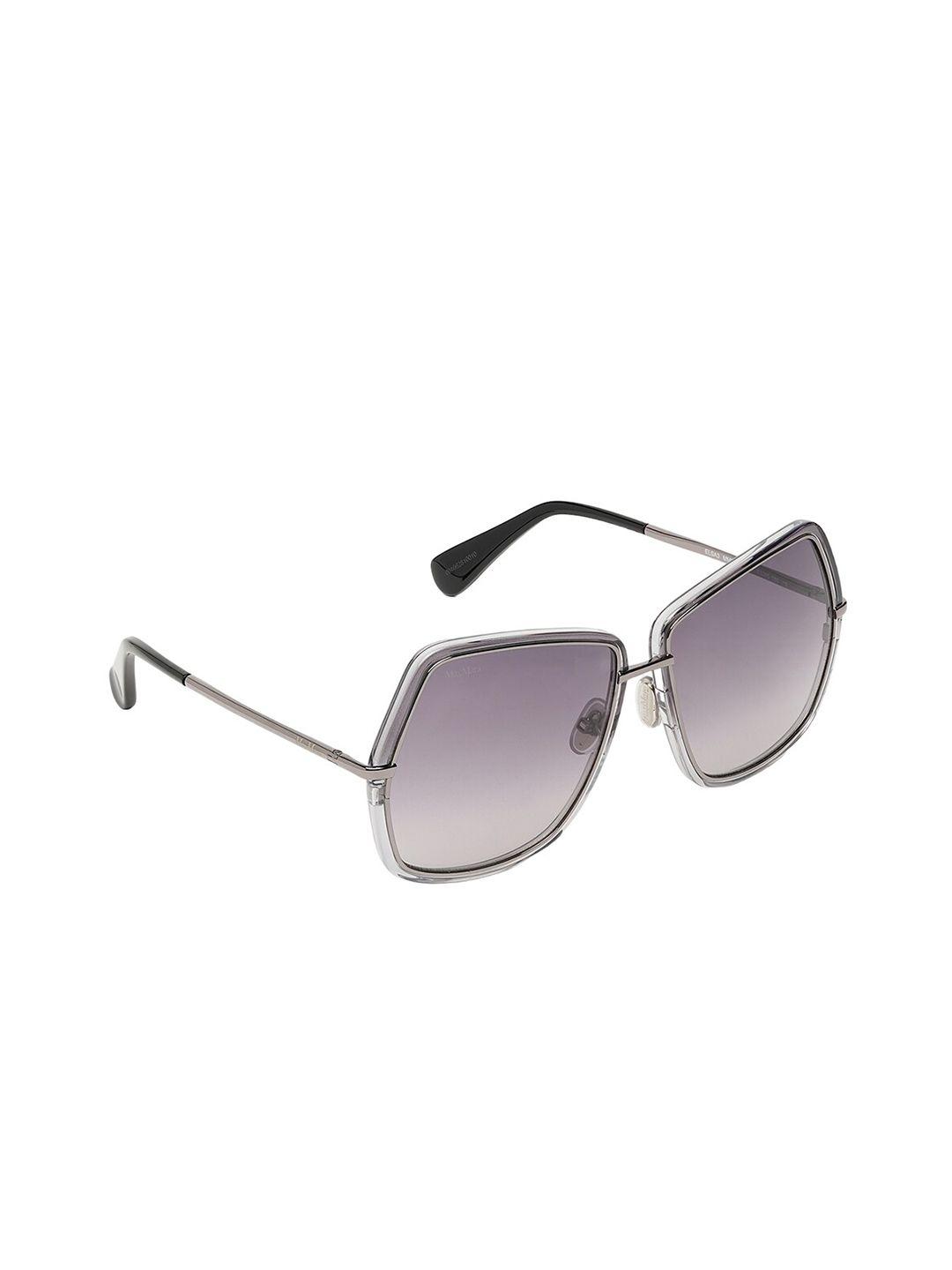 max mara women square sunglasses with uv protected lens mm0054 12b