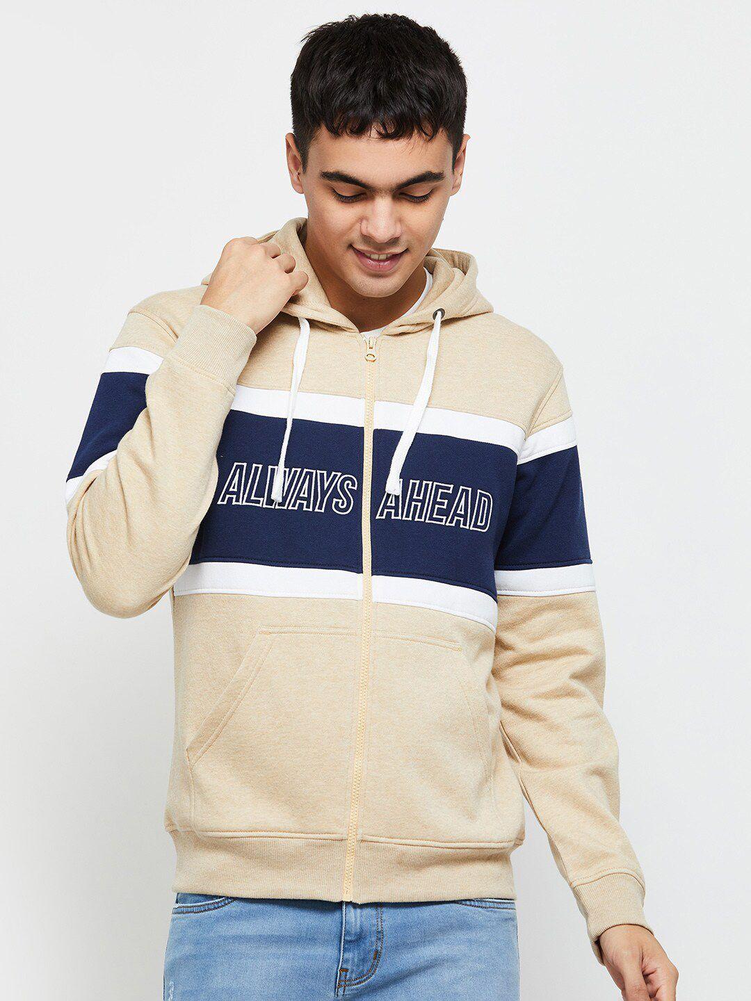 max men colourblocked sweatshirt