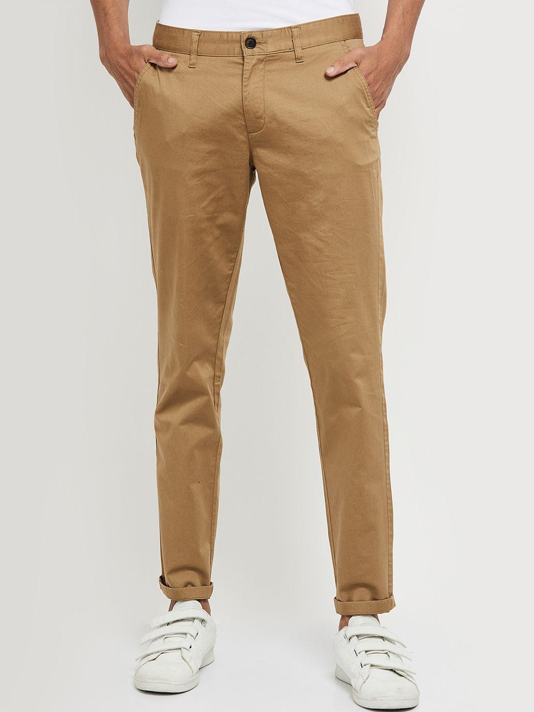 max men khaki trousers