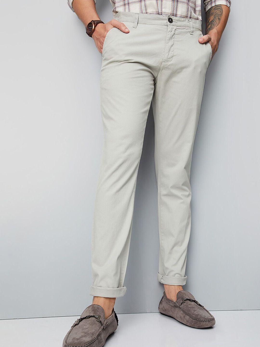 max men mid-rise chinos trousers