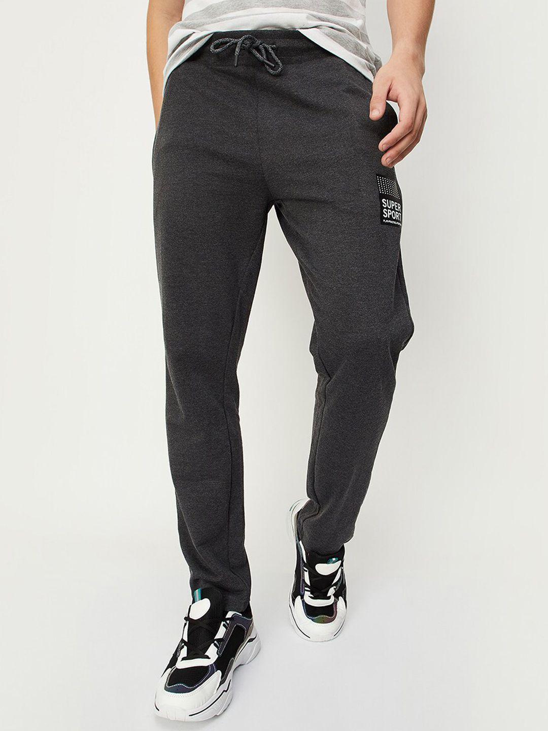 max men mid rise track pants