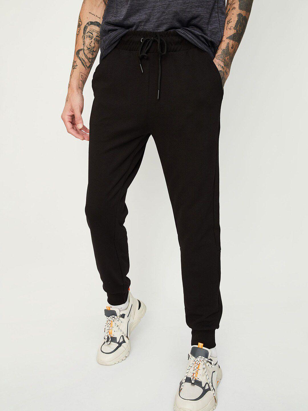 max men mid rise track pants