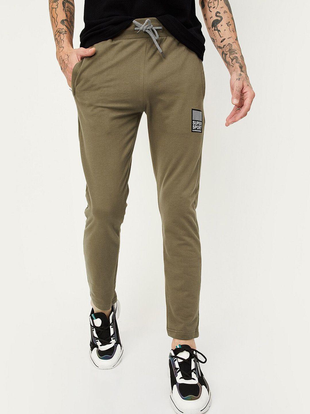 max men mid rise track pants