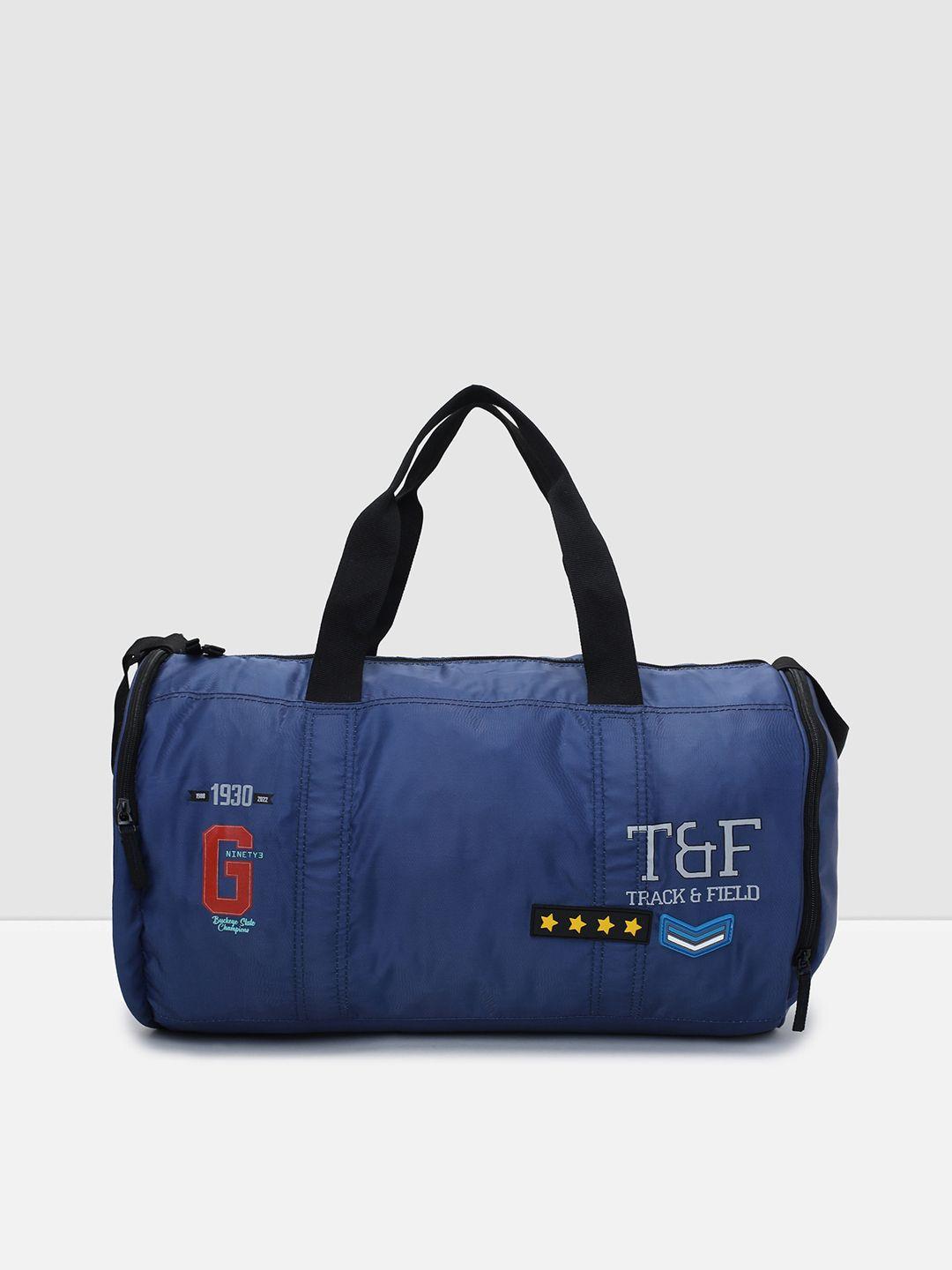 max men printed duffel bag