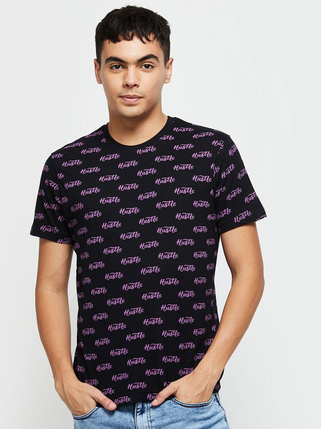 max men printed pure cotton t-shirt