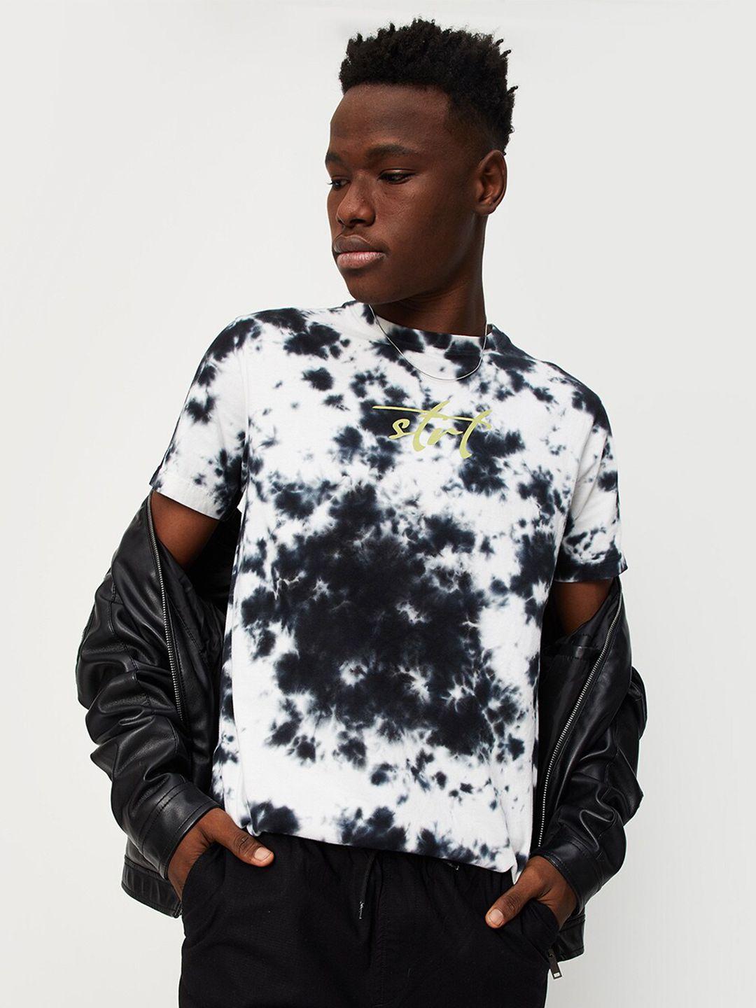 max men tie and dye cotton t-shirt