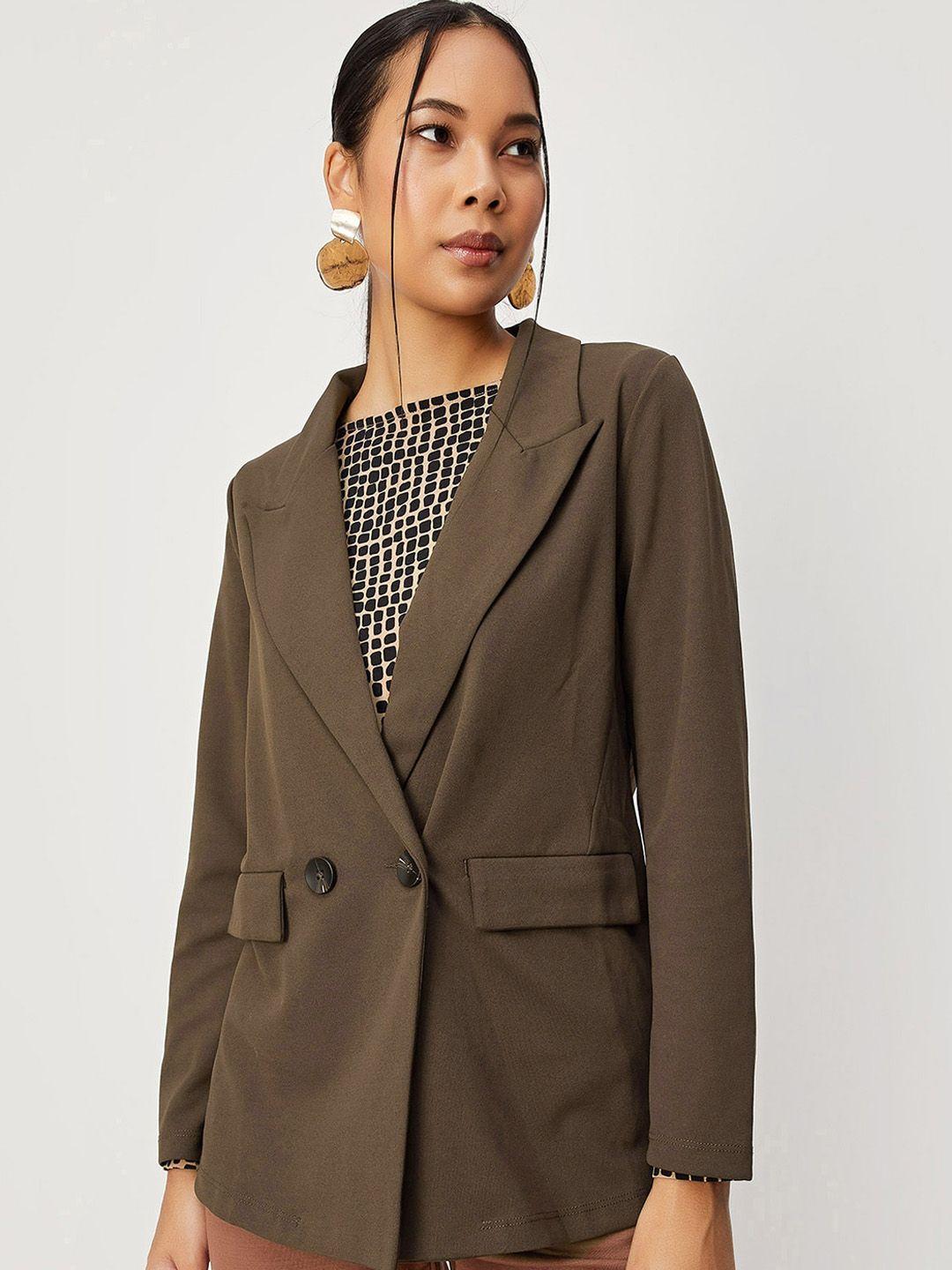 max notched lapel double breasted blazer