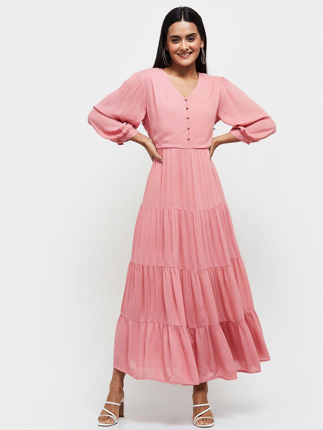 max pink maxi dress