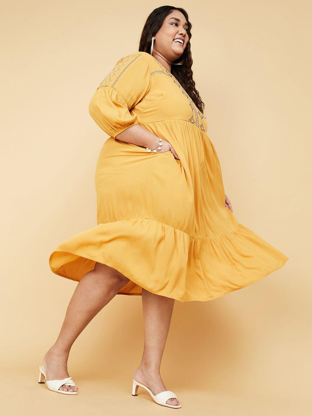 max plus size midi dress