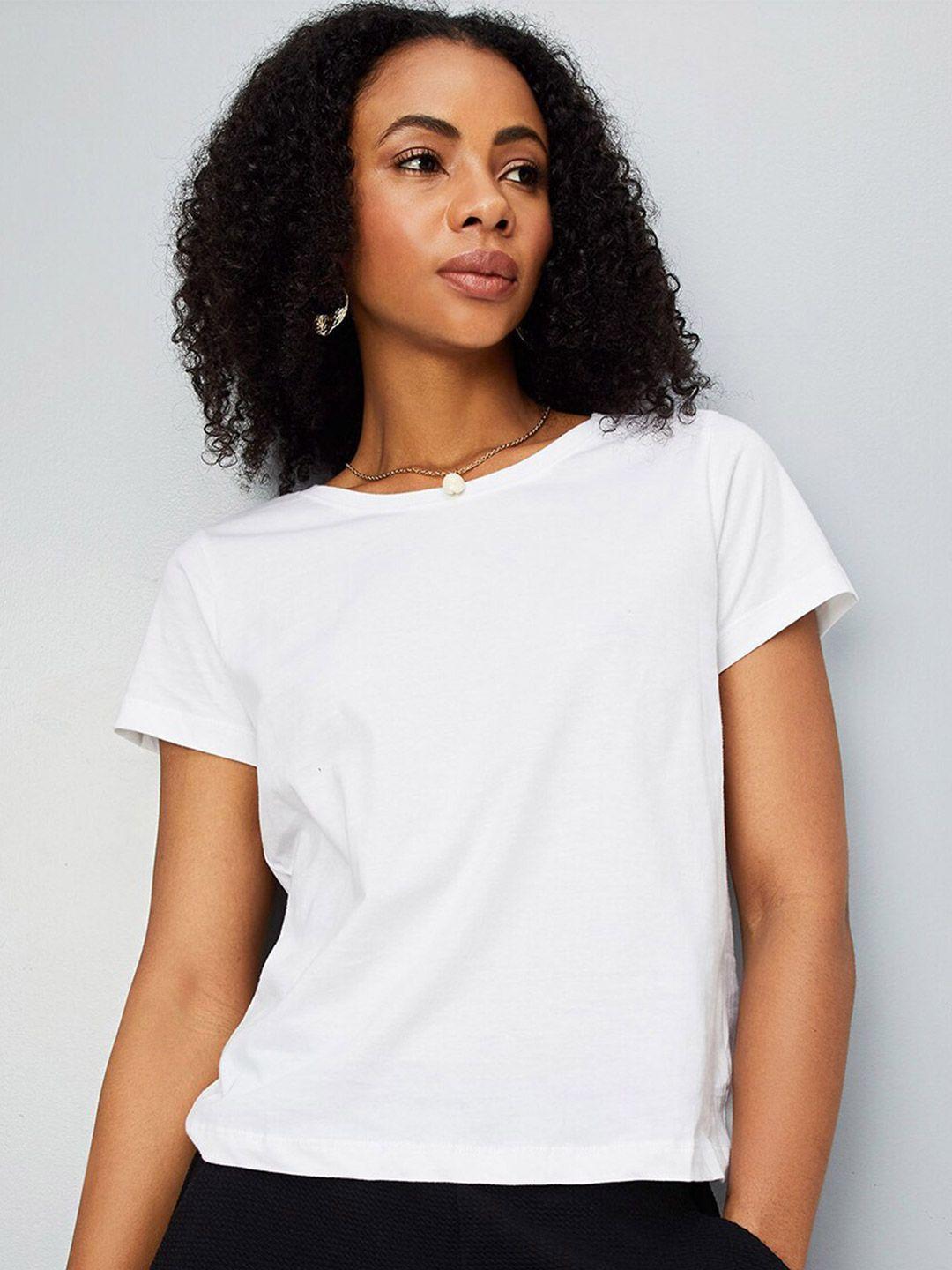 max round neck short sleeves pure cotton t-shirt