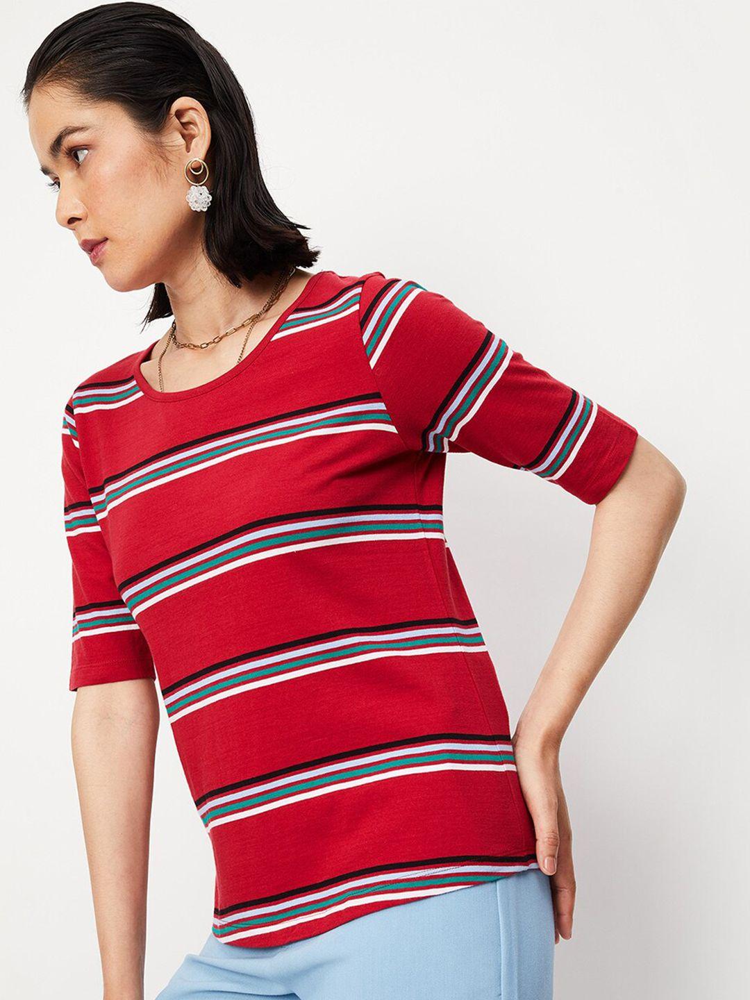 max striped pure cotton t-shirt