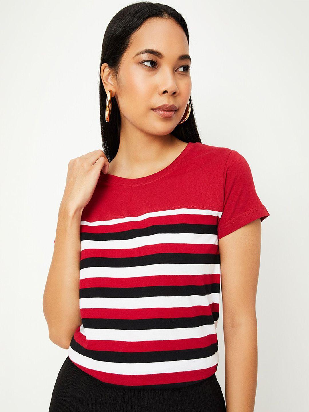 max striped pure cotton t-shirt