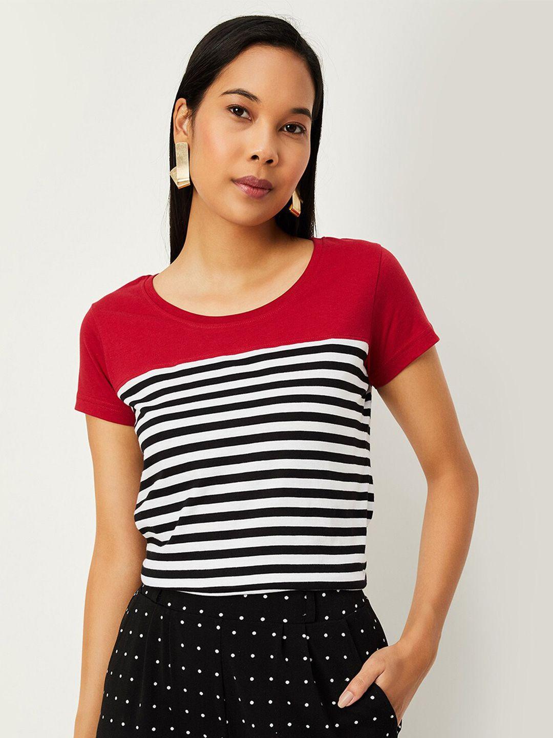 max striped pure cotton t-shirt