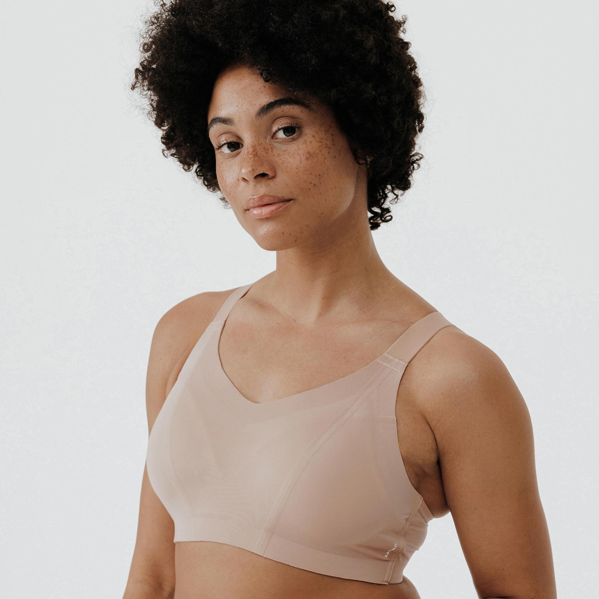 max-support nude comfort sports bra