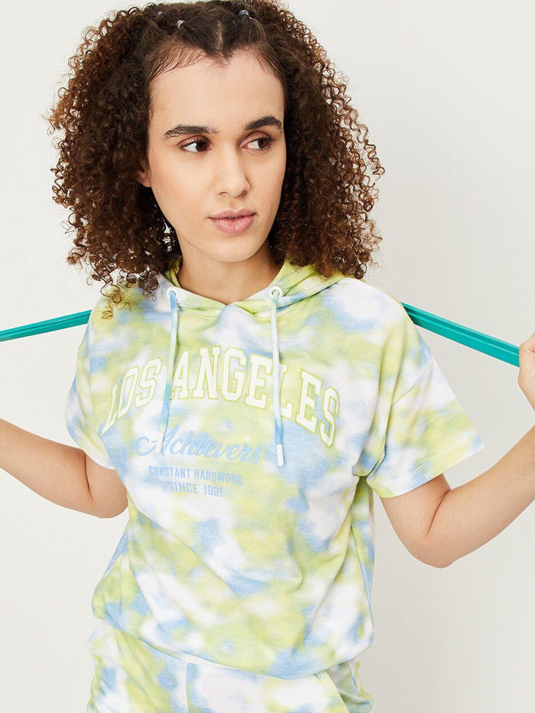 max tie & dyed hooded t-shirt