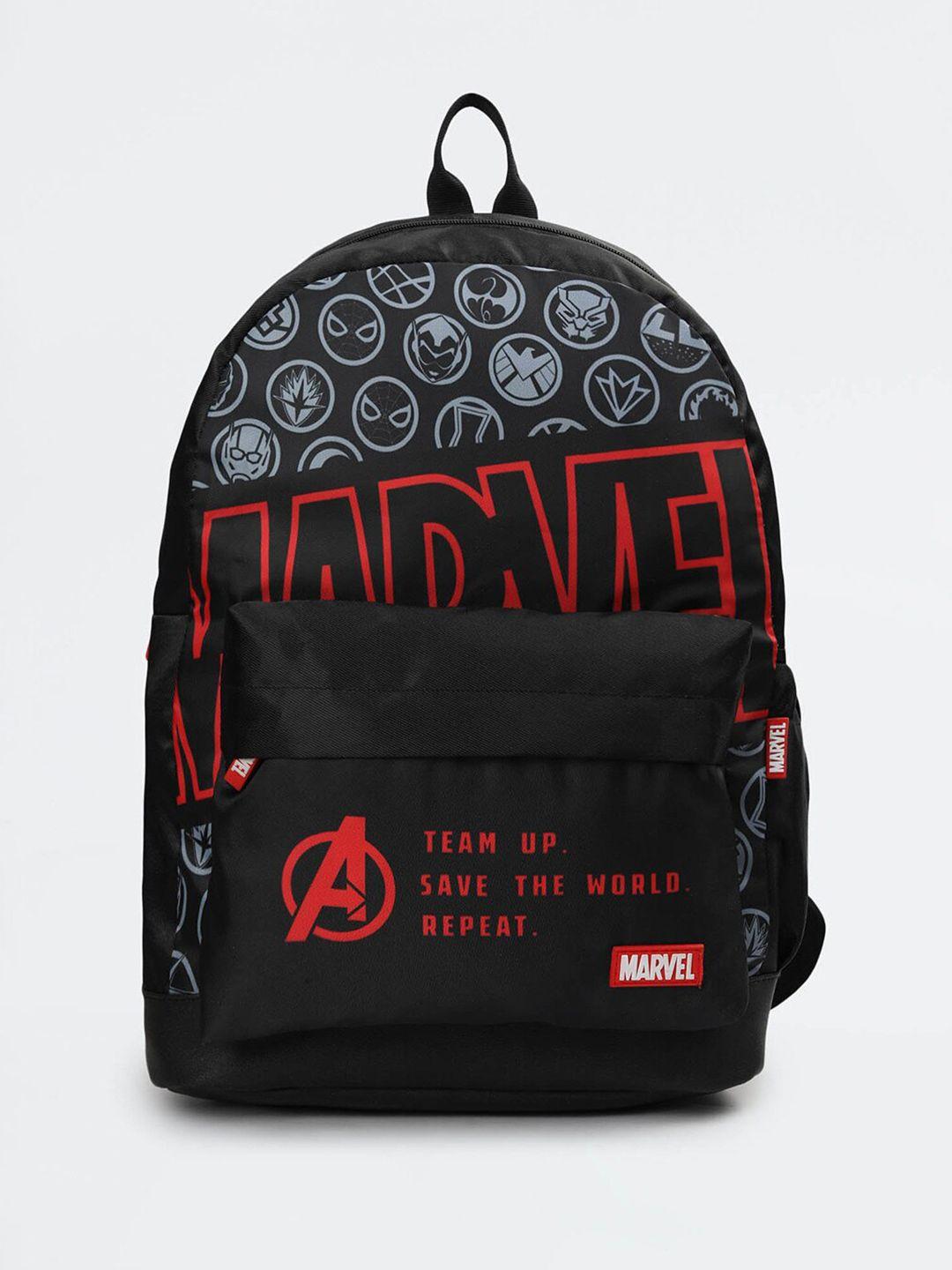 max typography printed backpack