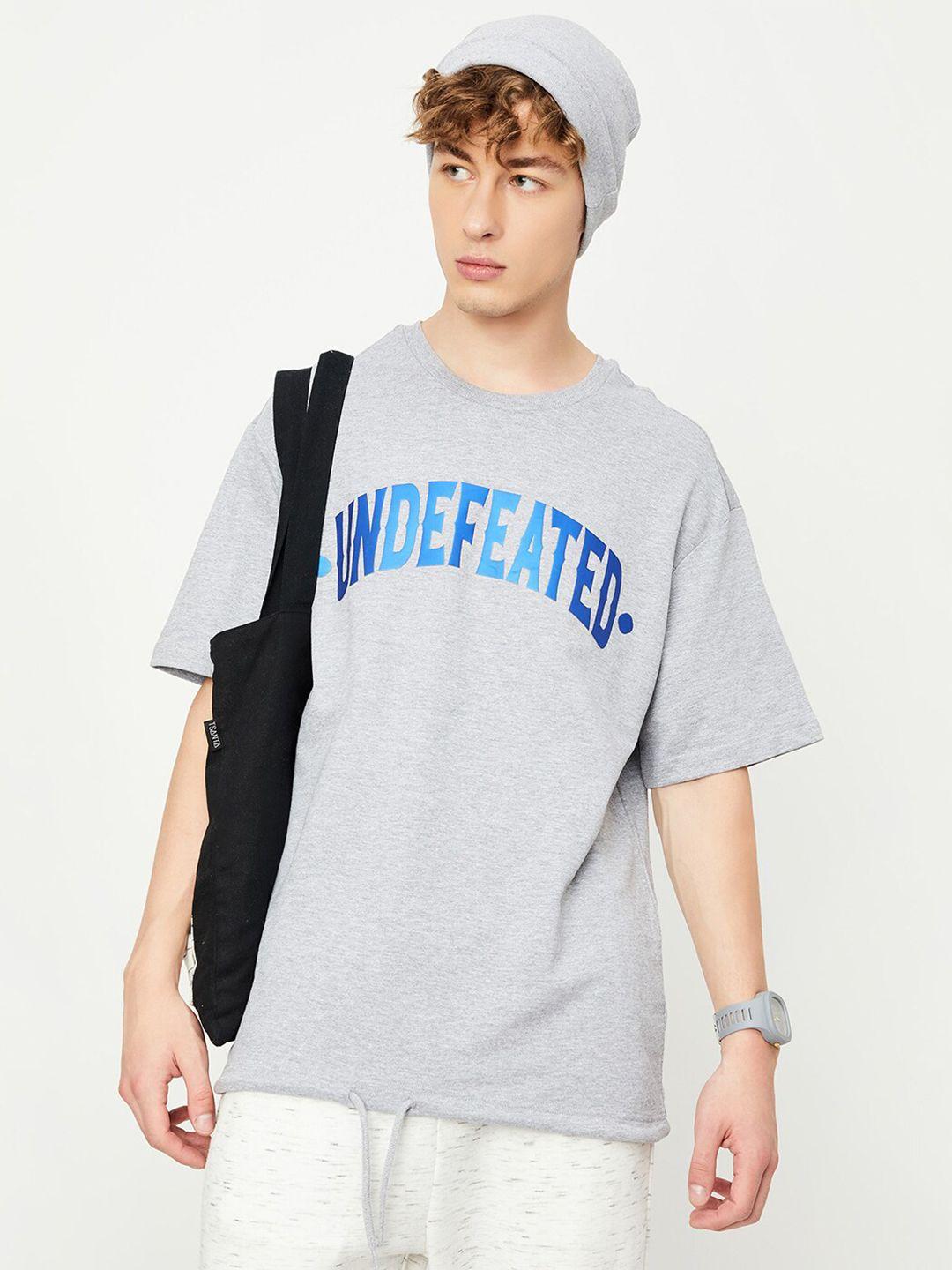 max typography printed cotton t-shirt