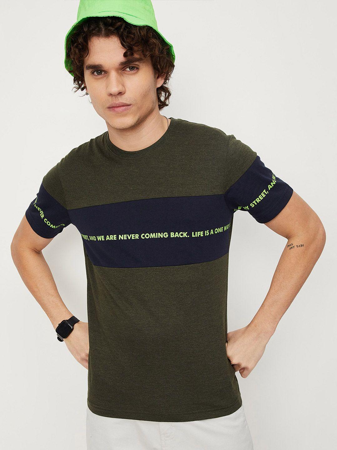 max typography printed t-shirt