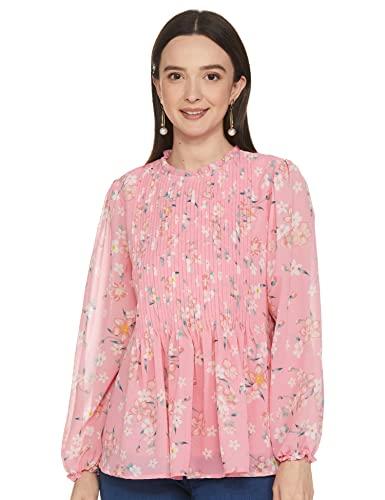 max women all over printed woven blouse_wvn2803rose pink_l