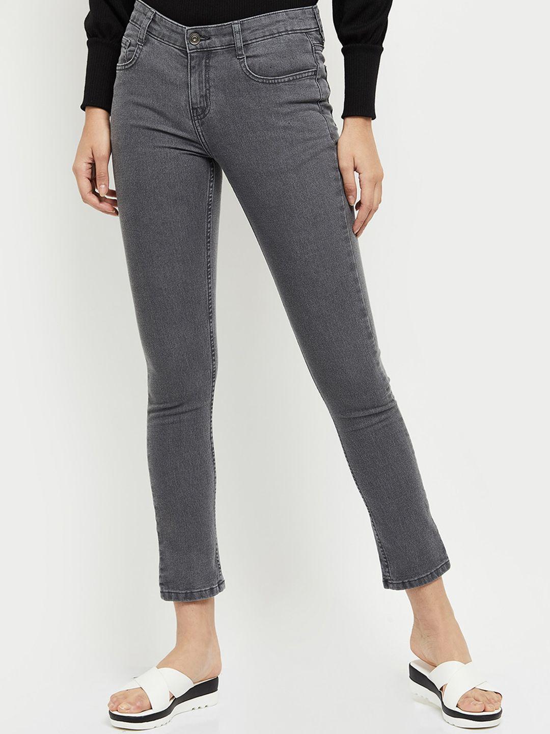 max women grey skinny fit jeans
